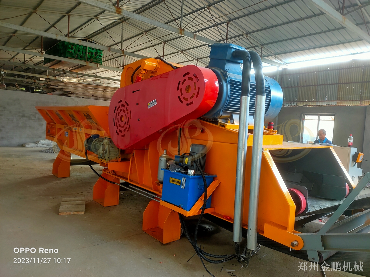 郑州金鹏树枝树叶破碎机用于园林废弃物燃料化预粉碎