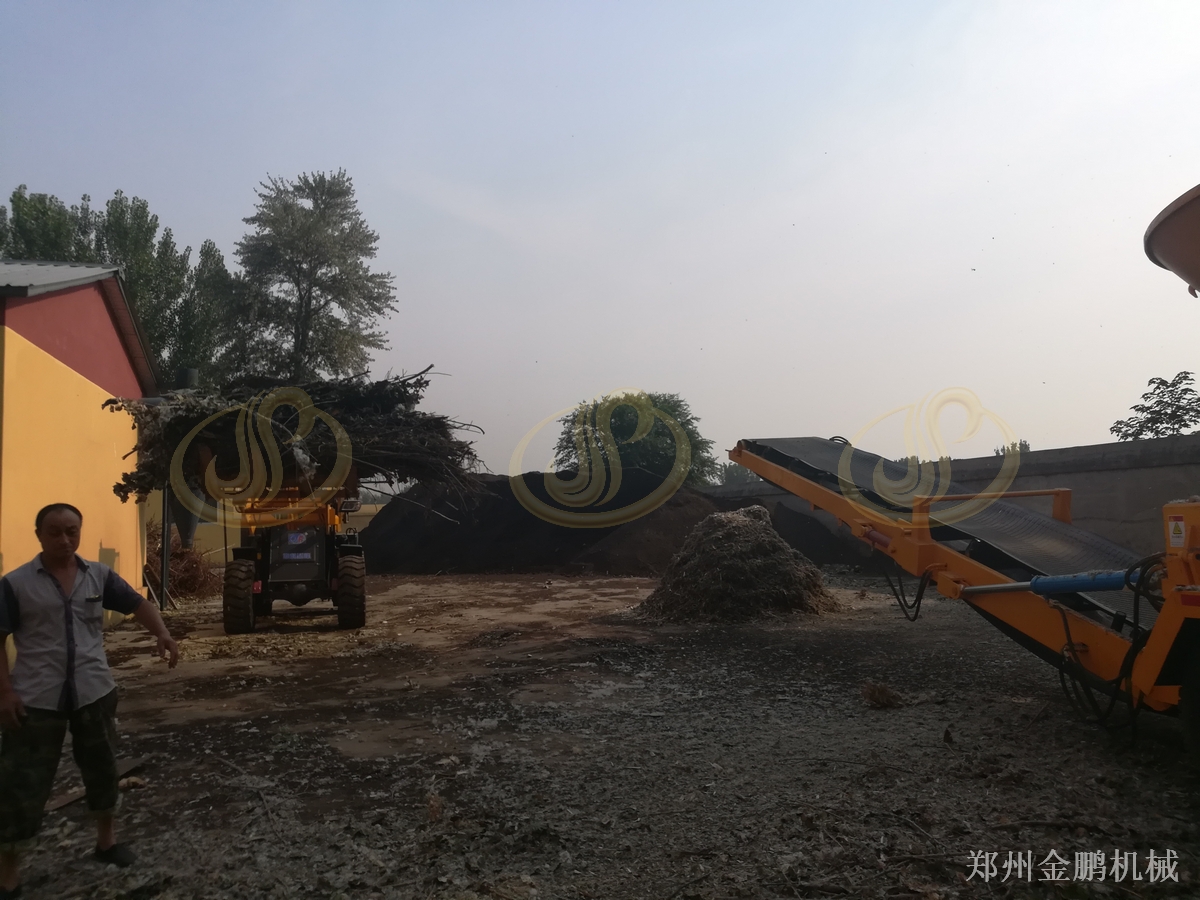 郑州金鹏大型树木粉碎机价格与选型配置参考