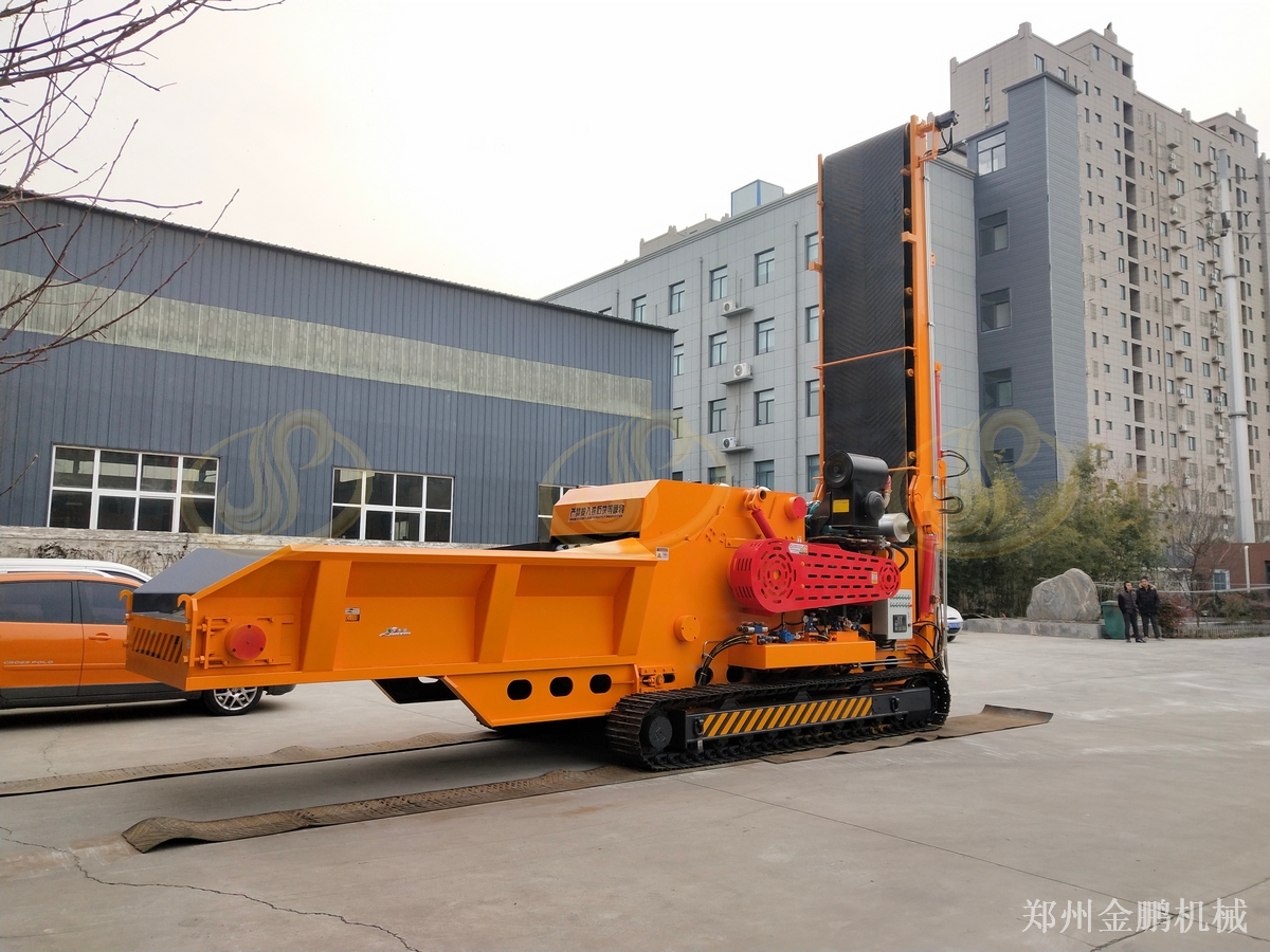 郑州金鹏园林树枝粉碎机在移动式现场处理中的灵活应用