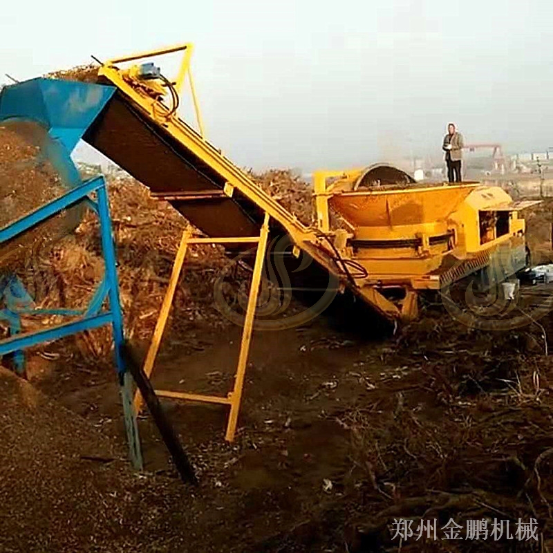 郑州金鹏树墩切片机在生物质燃料预粉碎中的选型与配置