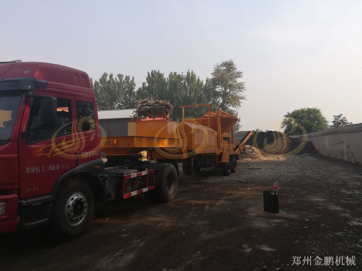 郑州金鹏大型木材粉碎机参数与生物质燃料预粉碎应用说明