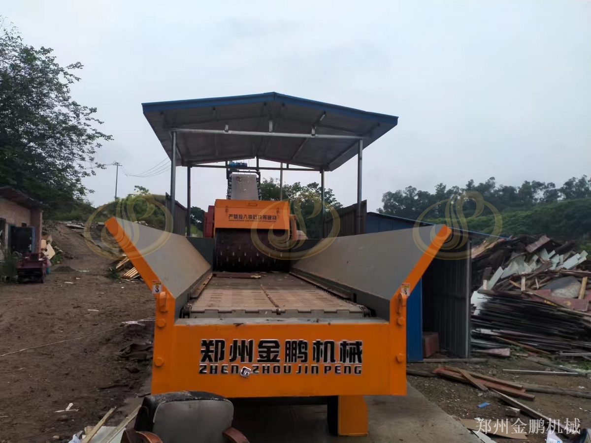郑州金鹏枝条粉碎机在园林废弃物处理中的工程应用